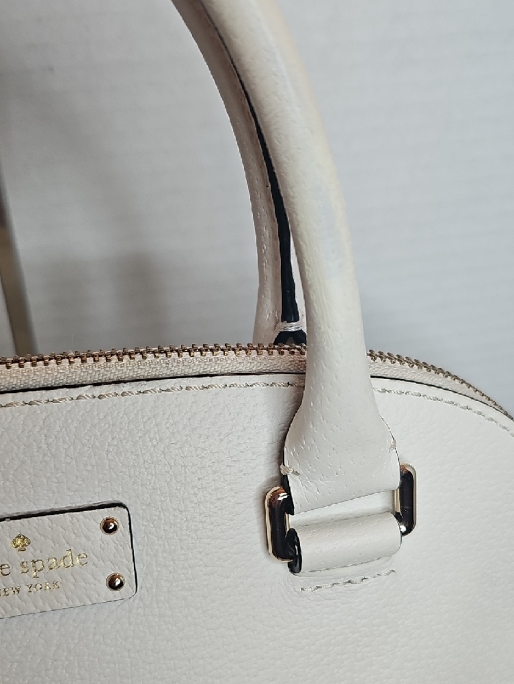 kate spade Black & Cream Two-Tone Dome Satchel - Picture 3 of 10